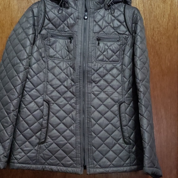 Laundry by Design Jackets & Blazers - Laundry by design grey jacket with hood